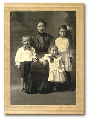 Eulalia Belle Carter Moore and Children