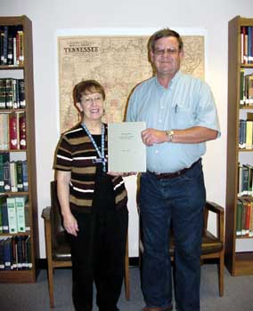 Confederate Bural Book Donated to the Dickson Library