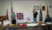 Renee Bowser donates Replica Baxter Unit Flag